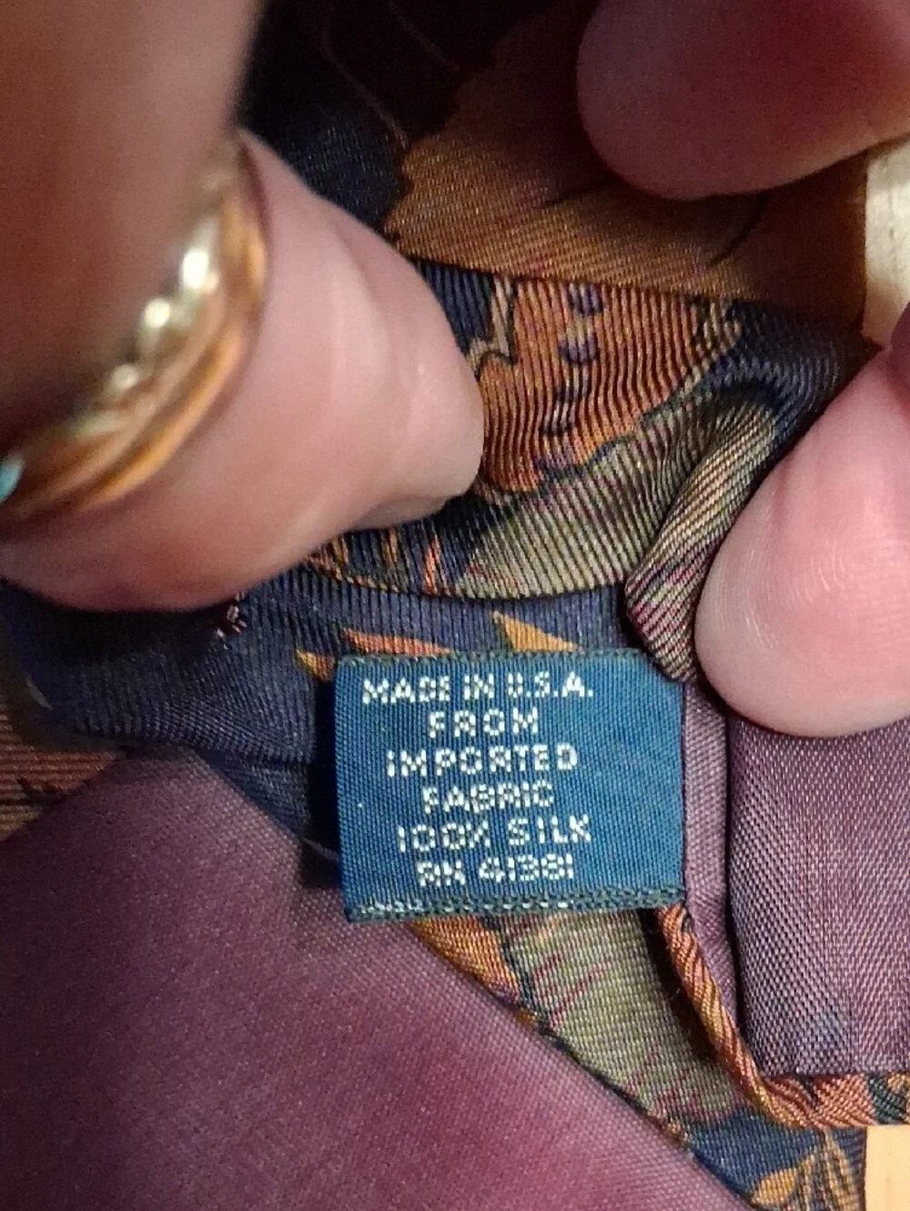 Ralph Lauren 100% silk